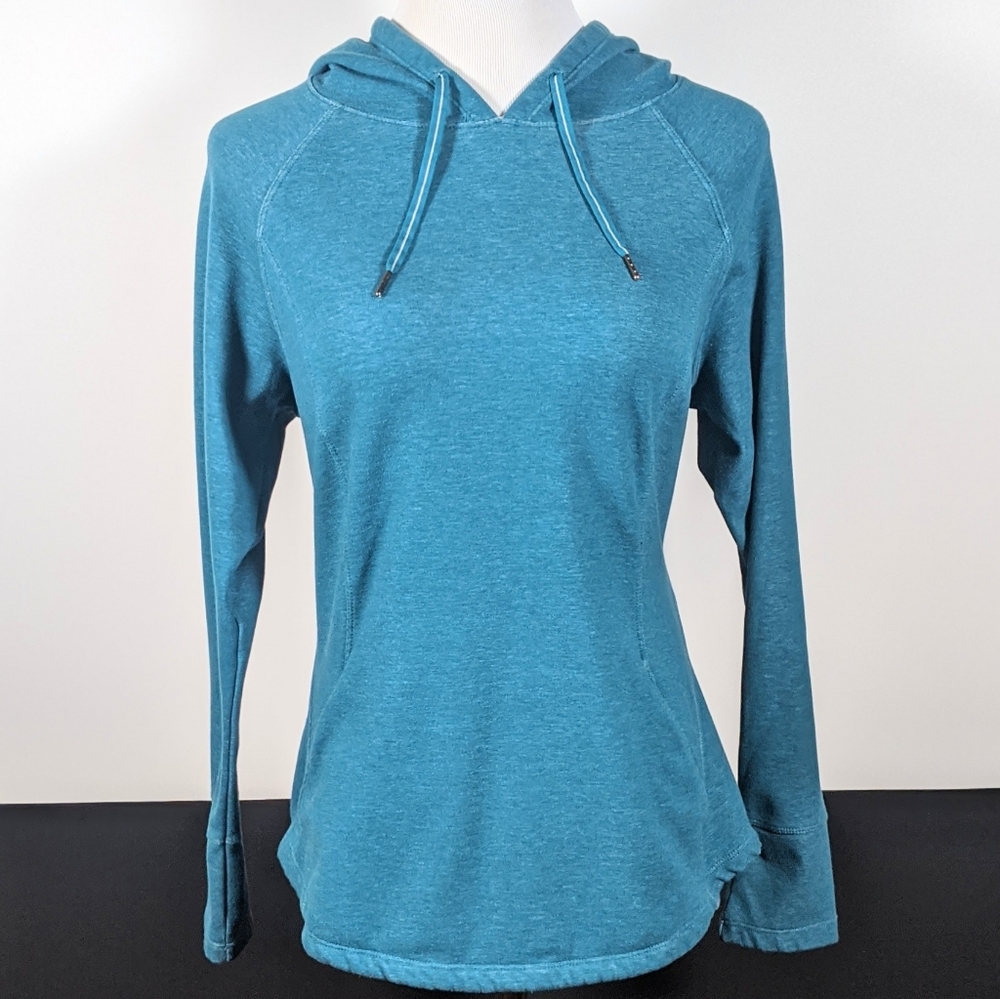 •Teal Athletic Works Pullover Hoodie